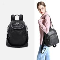Mochila Mochila de viaje de ocio para salir de moda de cuero para mujer - details 2