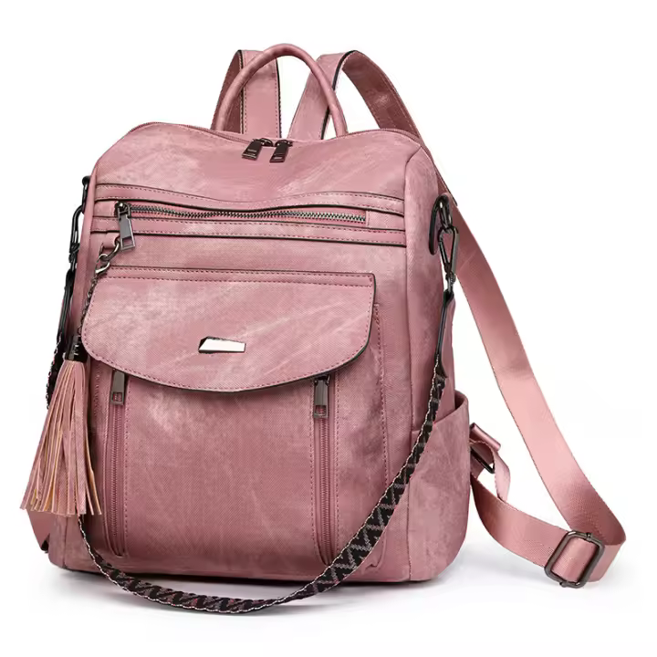 Tendencia de primavera PU Bolso para mujer Mochila para mujer Multifuncional - 1