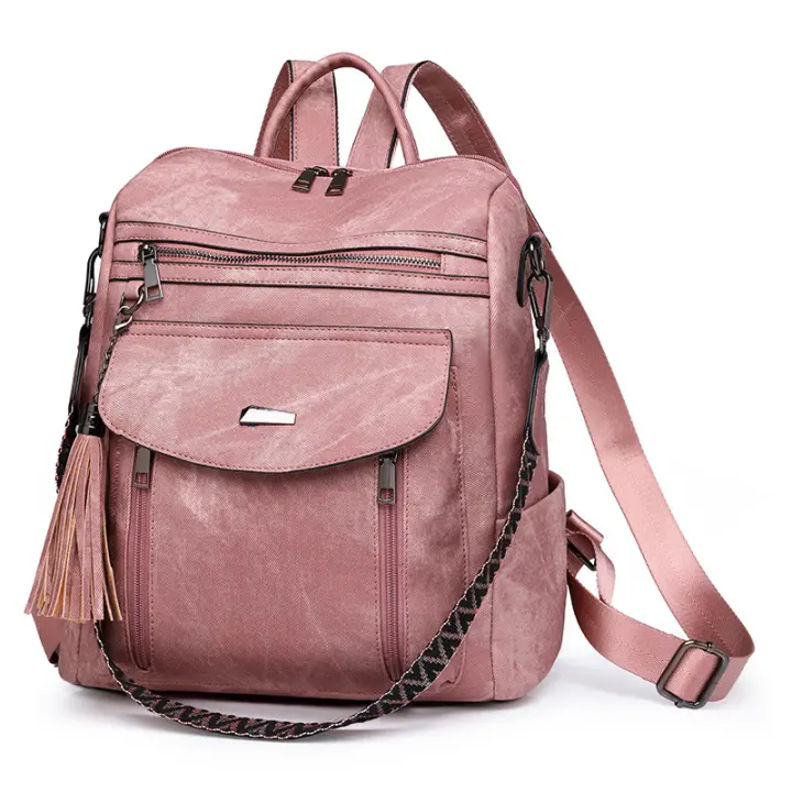 Tendencia de primavera PU Bolso para mujer Mochila para mujer Multifuncional - 1