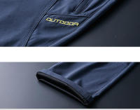 Pantalones de senderismo impermeables para hombre, Calmbing, montaña, Softshell con cinturón - details 7