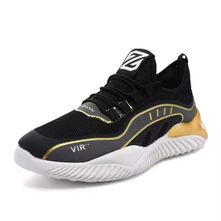 Zapatos deportivos corrientes de los hombres ocasionales antideslizantes respirables de la malla de la moda barata del logotipo de la marca 2024 - 1