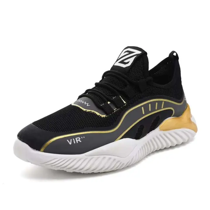 Zapatos deportivos corrientes de los hombres ocasionales antideslizantes respirables de la malla de la moda barata del logotipo de la marca 2024 - 1