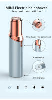 Recortadora de cejas eléctrica recargable por USB, depiladora, afeitadora para mujer, eliminador de vello facial, recortadora de cejas - details 5