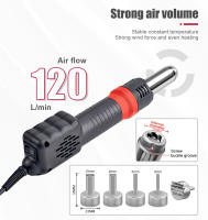 JCD Pistola de Calor de Aire de Alta Potencia de 750W con Pantalla LED Temperatura ajustable portátil - details 5