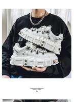 Nuevo Modelo 2025 Zapatillas Deportivas Versátiles Para Hombre, Zapatos Deportivos Ligeros Y Cómodos Para Caminar, Zapatos Gruesos De Alta Calidad A La Moda, Calzado Masculino - details 1