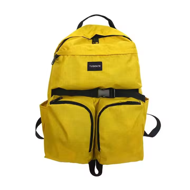 4 colores ocio Simple ligero Nylon impermeable resistente al desgaste estudiante pareja mochila hombres mochila bolso para mujer - 1