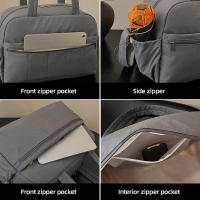 Bolsa de lona para deportes, Fitness, Yoga, bolsas de gimnasio, viaje, equipaje húmedo seco, bolso de mano, senderismo al aire libre, Camping, mochila escolar de hombro - details 7