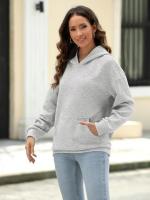 Sudaderas con capucha sueltas para mujer, ropa Haruku de moda coreana, top femenino, - details 5