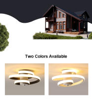 LEFAN-Luz LED de techo moderna para pasillo, luz de entrada Simple para balcón, Estilo espiral, 25CM - details 2
