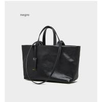 Bolso de cuero genuino para mujer, bolso de hombro para axilas, bolso de cuero de vaca, bolso de piel suave Retro - details 22