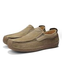 Nuevo casual con ante y cuero de caucho alto para calzado deportivo de hombre. - details 4