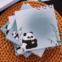 10 Uds. Notas adhesivas autoadhesivas de dibujos animados escritura suave estilo Ins libretas de Panda suministros escolares cuadernos de notas cuadrados - details 8