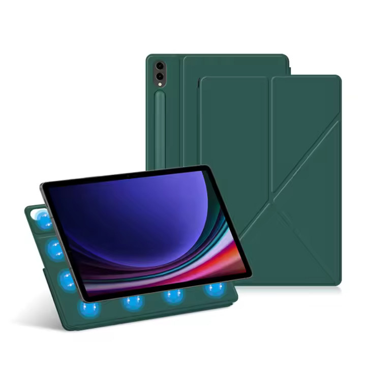 AJIUYU-funda magnética para tableta Samsung Galaxy Tab S9 Plus, S8 +, S7 FE, 12,4 pulgadas, S9, S8 Ultra, 14,6, S7, 11, Deformati, libro inteligente - 1