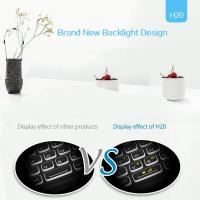 Teclado táctil H20 Universal con retroiluminación, mando a distancia inalámbrico Air para Android Tv Box/Mini Pc/Tv, ratón Bluetooth - details 3
