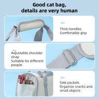 Bolsa de transporte portátil para mascotas, bolso de viaje suave y transpirable, plegable, con cierre de seguridad para perros - details 3