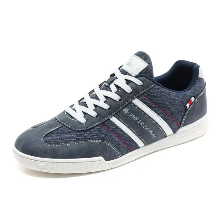 Nuevo Venta al por mayor 2025 zapatos elegantes y altos para hombres talla grande 47 goma antideslizante diseño italiano Club zapatillas de deporte casuales fábrica - 1
