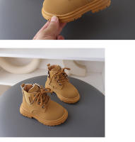 Botas de niña Martin primavera-otoño Zapatillas individuales de cuero británico antideslizantes - details 9