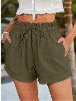 Shorts de Verano Cómodos para Mujer en Poliéster Pantalones Rectos y Sueltos para Venta - details 10