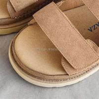 Nuevos tacones altos, sandalias de cuero para mujer, zapatillas HI Summer Gold Star, zapatos de suela gruesa True Bull, Putian de calidad - details 4