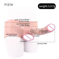 Leten FAAK-pantalones de silicona con funda realista, ropa interior con consolador hueco, arnés, Juguetes sexuales para hombres - details 42