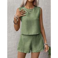 Conjunto de Verano 2025 para Mujer Top Sin Mangas y Shorts Cortos Estilo Casual y Deportivo - details 10