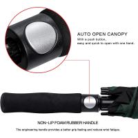 Paraguas de Golf abierto automático, paraguas de palo impermeables a prueba de viento con doble dosel extragrande de gran tamaño - details 144