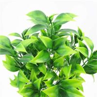 Ramas de Planta Artificial Verde 7 Branches para Jardín, Césped Falsa, Eucaliptus, Hojas de Naranja, Decoración del Hogar - details 6