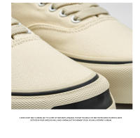 Zapatillas de lona transpirables Suela gruesa, blanco, talla pequeña, estilo coreano y japonés - details 22