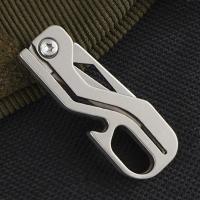 Mini cuchillo plegable TC4 de aleación de titanio Portátil, cuchillo colgante, desembalaje express, cuchillo de bolsillo, herramienta EDC para regalo - details 45