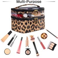 Bolsa de Cosméticos de Doble Capa, Bolsa de maquillaje, Bolsa de viaje, bolsas de maquillaje para Mujeres, estuches de Cosméticos, portátil, impermeable, plegable - details 1