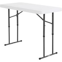 Mesa de Catering Cuadrada Portátil Ultraresistente 183x76cm, Altura Ajustable Peso 15kg, Duradero - details 3