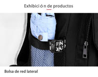 Mochila informal luminosa de gran capacidad, Mochila de tela Oxford, mochila escolar informal, bolsa de viaje al aire libre, moda - details 12