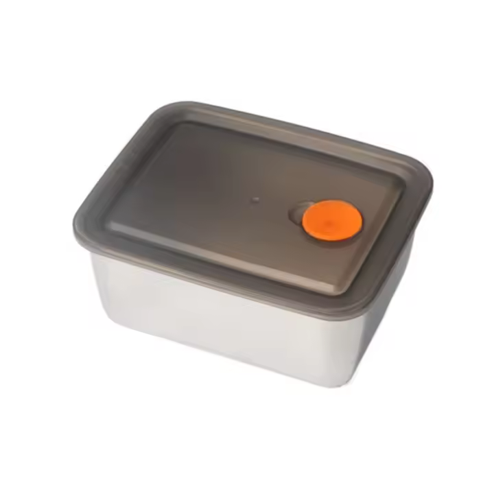 Fiambrera rectangular de acero inoxidable a prueba de fugas, fiambrera ecológica, suministros de cocina para microondas - 1