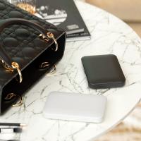 Mini espejo de maquillaje plegable compacto, espejos de tocador estéticos portátiles con aumento, iluminación de 3 colores, espejo cosmético regulable para viaje - details 10