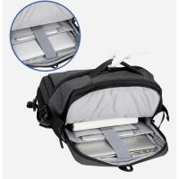Mochila de viaje clásica para hombre, morral de negocios expandible con USB, bolsa de gran capacidad para ordenador portátil, impermeable, a la moda - details 21