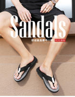 Plataforma chanclas sandalias zapatillas de los hombres desgaste antideslizante moda nuevos zapatos de playa - details 1
