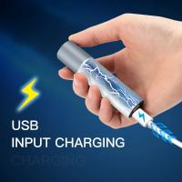 Linterna LED Recargable por USB Resistente al Agua, Telescópica, Potente Lámpara de Antorcha, Zoom de Trabajo al Aire Libre, Lanterna Portátil para Senderismo, Camping, Auto Defensa, Enseñanza, Buscado Nocturno, Exploración de Cuevas - details 15