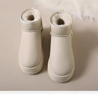Zapatos de algodón para mujer, botas de nieve, zapatos informales, zapatos de alta calidad con terciopelo, botas cortas cálidas, botas desnudas de suela gruesa de un solo paso, novedad de 2024 - details 1