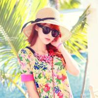 Gorra de Playa para Mujeres Protección UV Estilo Panamá Moda de Verano al Aire Libre - details 3