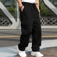 pantalones cargo para hombre pantalones casuales con cintura elástica. - details 6
