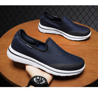 Zapatos de malla tejida con mosca transpirables para hombres, zapatos de tela de suela gruesa de un pedal - details 10