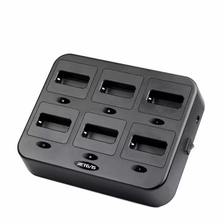 Retevis RTC22 Walkie Talkie Cargador para RT622 RB619 Radio para Hotel Restaurante Cafetería - 1