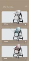 Silla de comedor plegable multifuncional para bebé, sillón reclinable para comer, conveniente, elevado - details 15