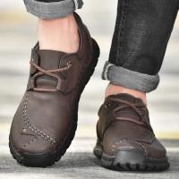 Zapatos De Piel informales Para Hombre, Cómodos, Aptos Para El Exterior, Mocasines Transpirables Antideslizantes - details 19
