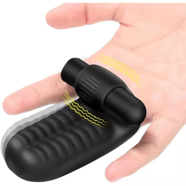 Vibrador de Dedos de Silicona para Mujeres Adultas Estimulador de Placer Vaginal y Anal con 10 Frecuencias Juguete Sensual de Salud - 1