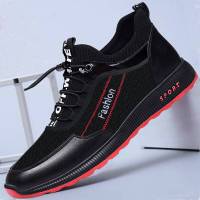 Zapatos y zapatillas de deporte de cuero informales de verano para hombre. - details 8