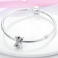 LAZA-abalorio de plata de ley 925 con 26 letras del alfabeto, abalorio de A-Z con nombre, compatible con Pulsera Original, collar, colgante, regalo de joyería - details 140