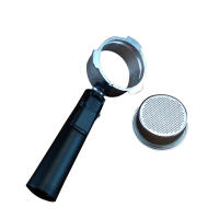Café Portafilter sin fondo de  51mm Nuevo Filtro de acero inoxidable para máquina de café Accesorios de herramienta de espresso - details 13