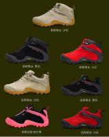 Botas de senderismo de cuero de vaca para hombre y mujer, zapatos de nieve impermeables para exteriores, escalada, montaña, caza, caminar, invierno - details 3