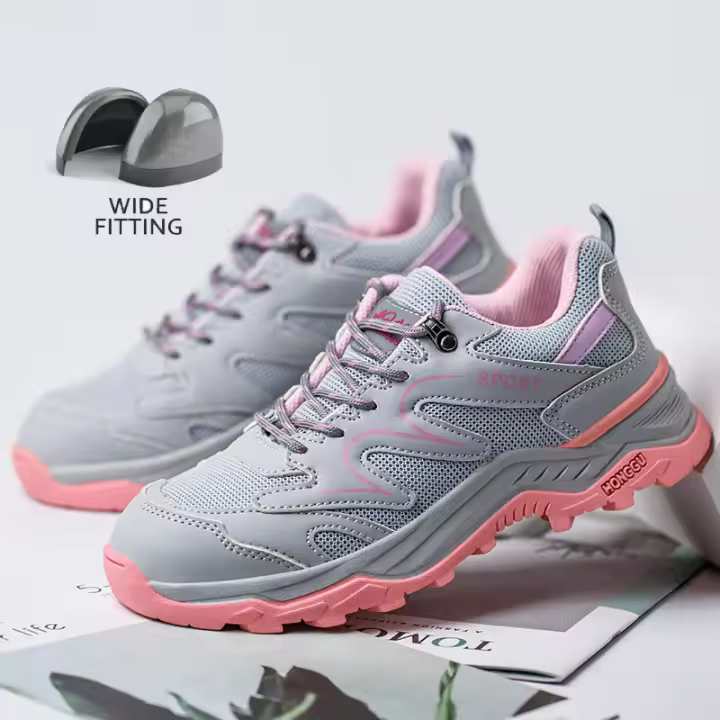 Zapatos de Trabajo para Mujeres Zapatillas de Seguridad en Acero Anti-golpes, No Resbaladizos, Protección de Pie - 1